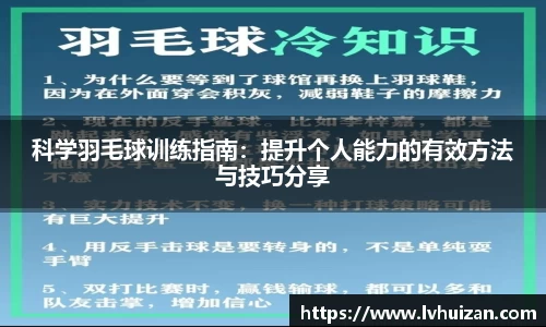 科学羽毛球训练指南：提升个人能力的有效方法与技巧分享